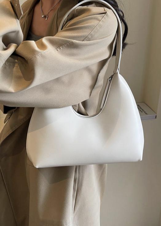 Minimalist Shoulder-Baguette Bag