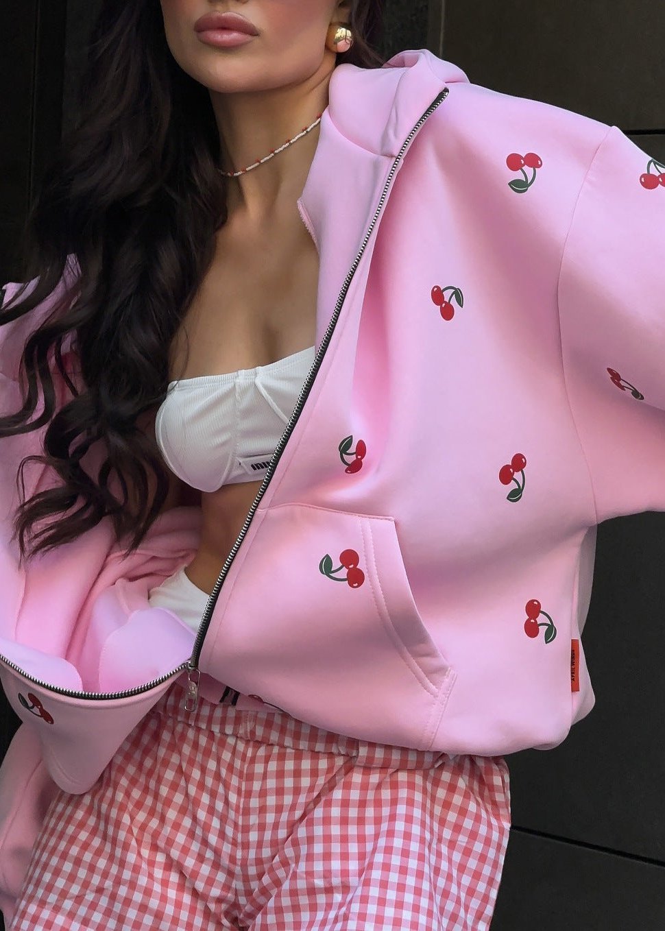 Cherry Bliss Oversized Hoodie