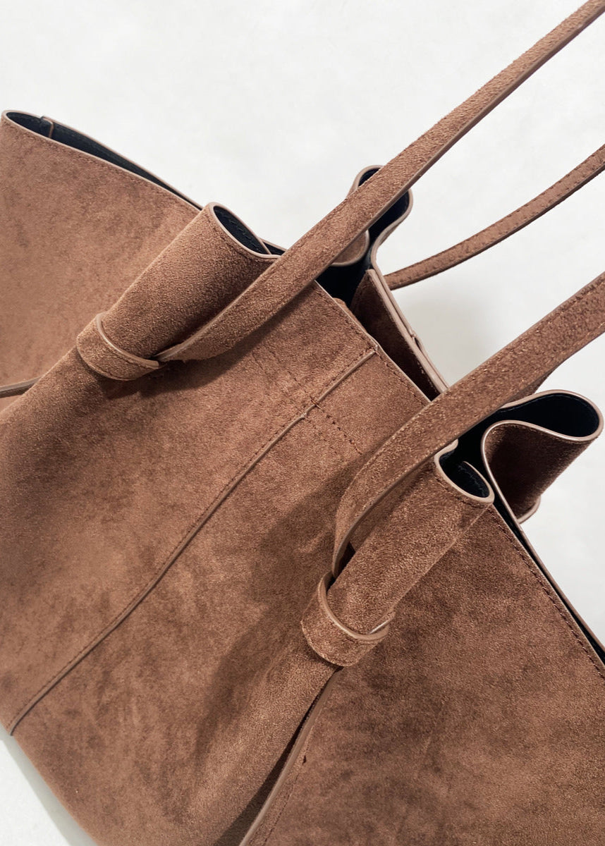 Luxe Suede Tote Bag