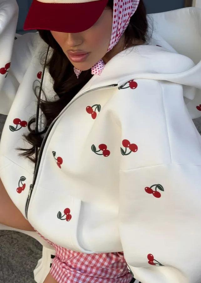 Cherry Bliss Oversized Hoodie