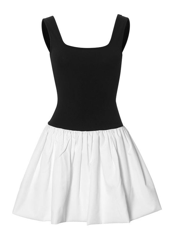 Monroe - Contrast Twee-Ton Mini Jurk