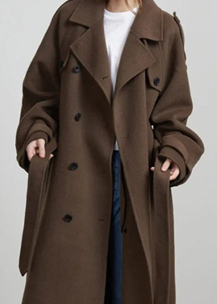 Eleanor - Classic Double-Breasted Overcoat