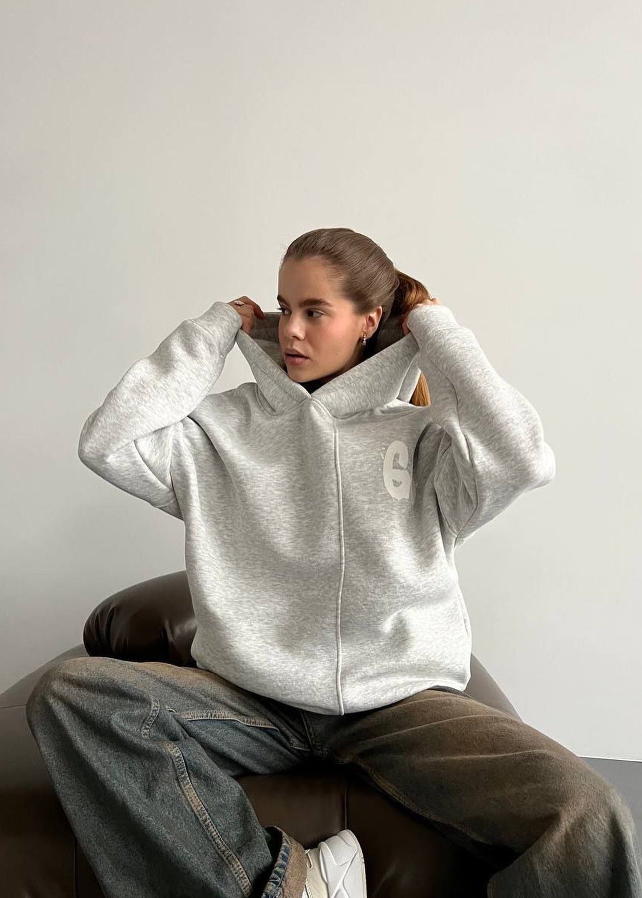 Oversized Hoodie - Relaxed Fit Graphic Pullover