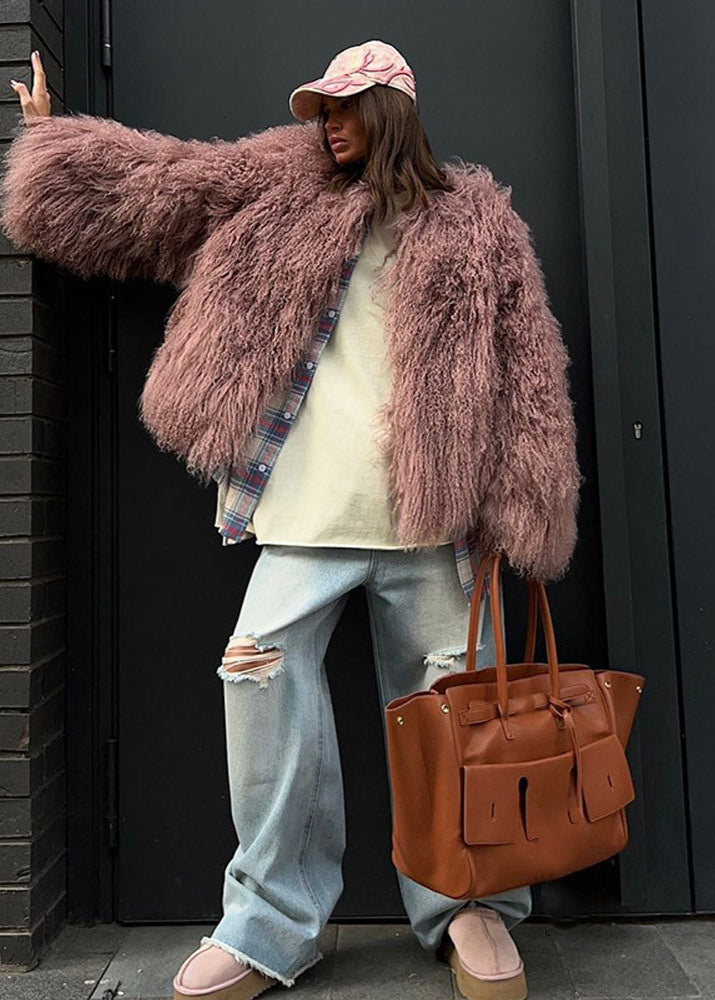 Luxe Faux Fur Oversized Jacket