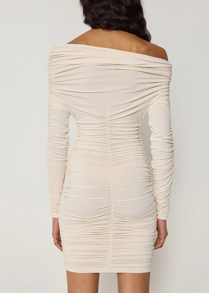 Selene - Ruched Off-Shoulder Bodycon Dress