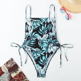 Amara Floral Pattern Swimsuit - VibeSoothe