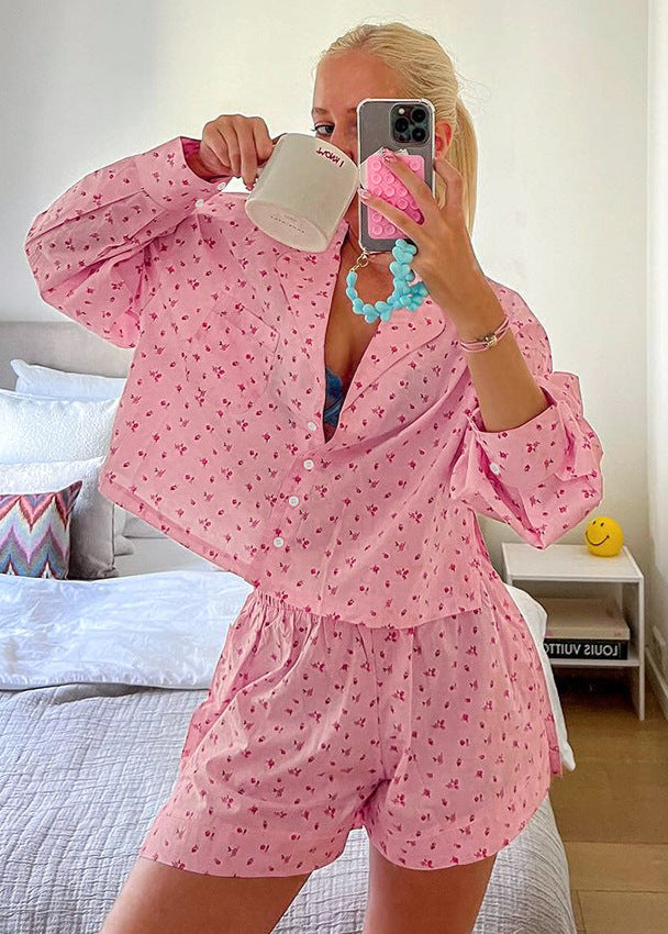 Rosie - Floral Cotton Pajama Set