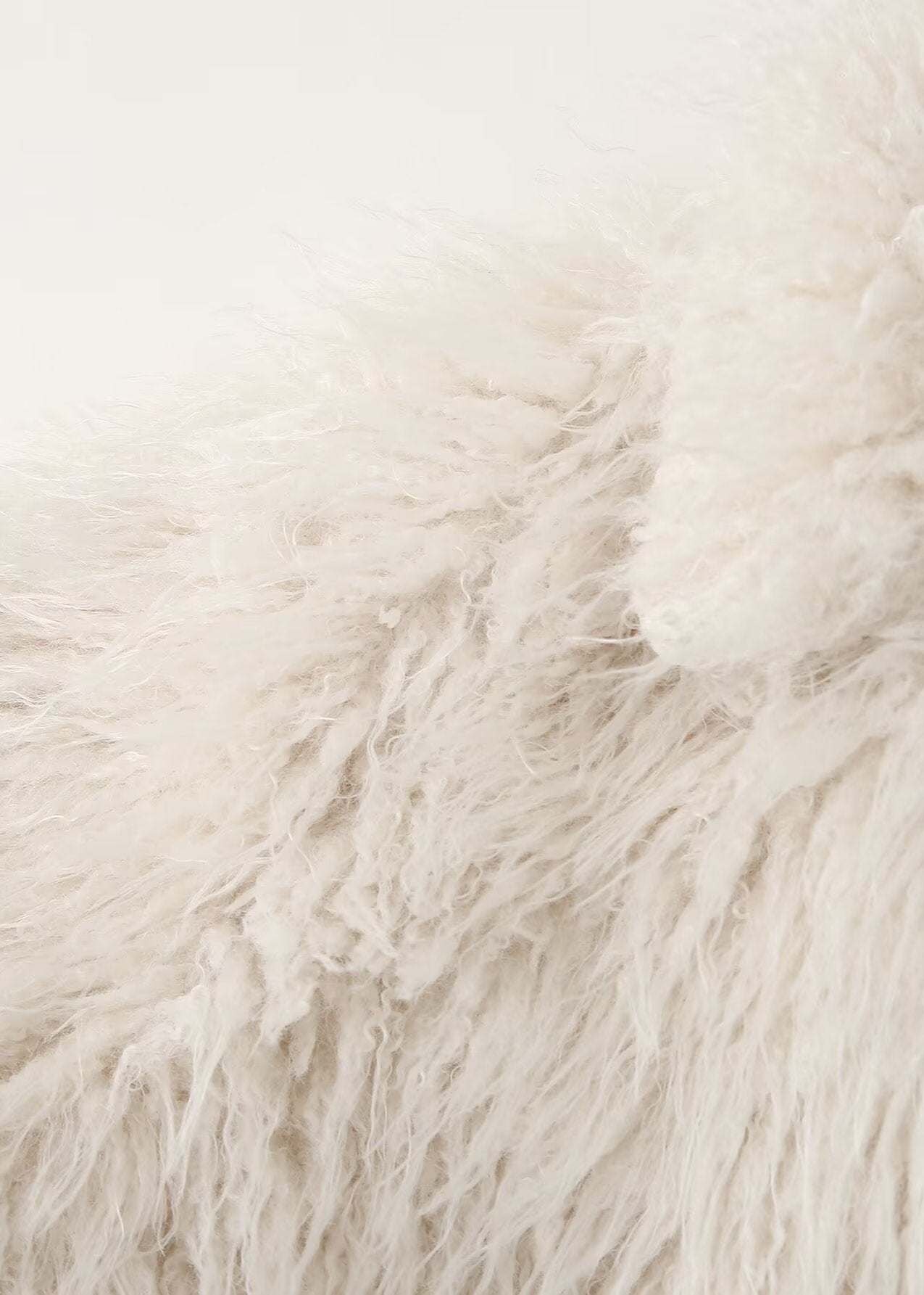 Veste en fausse shearling de luxe