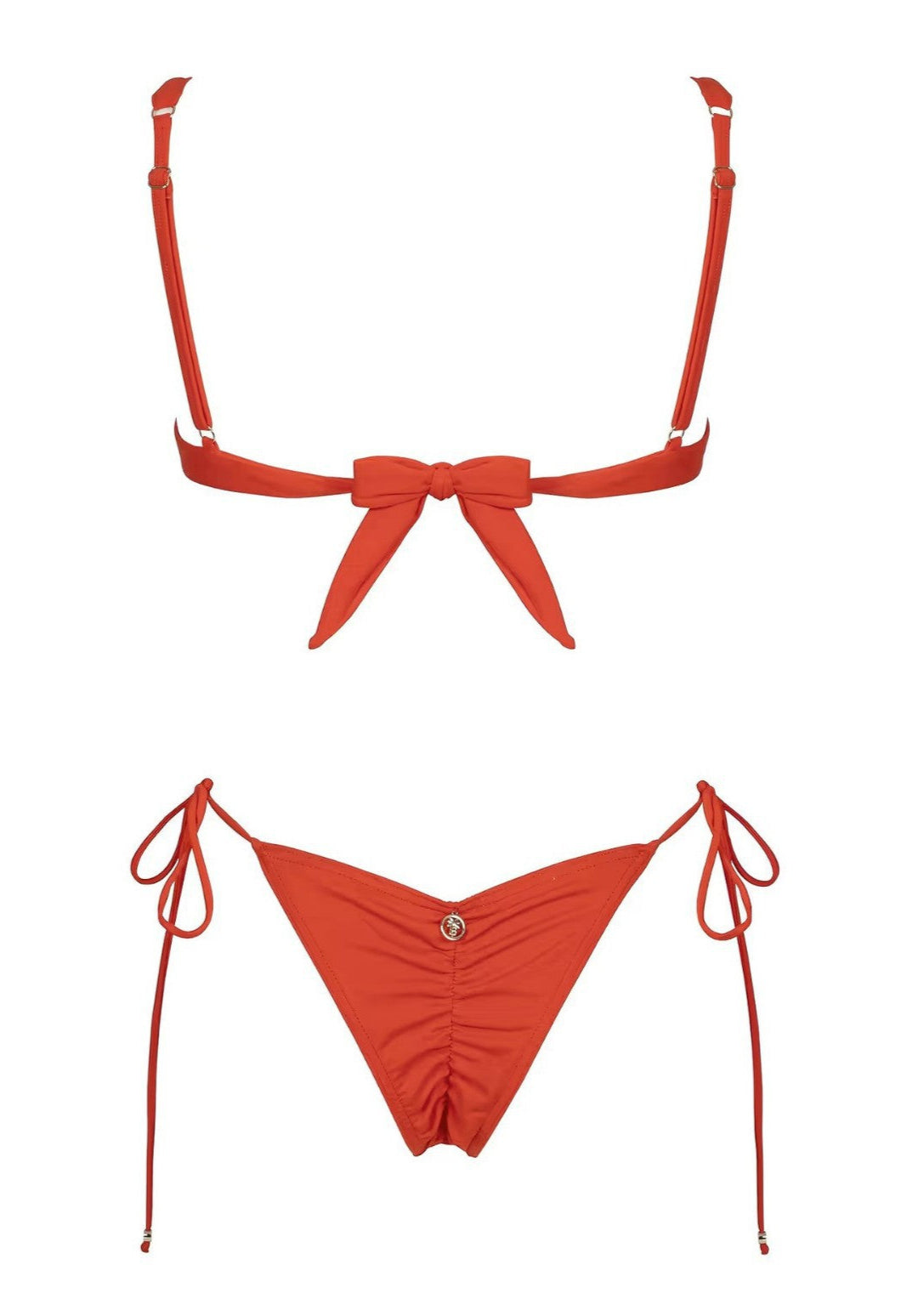 Sunlit Radiance - Strappy One-Piece Swimsuit