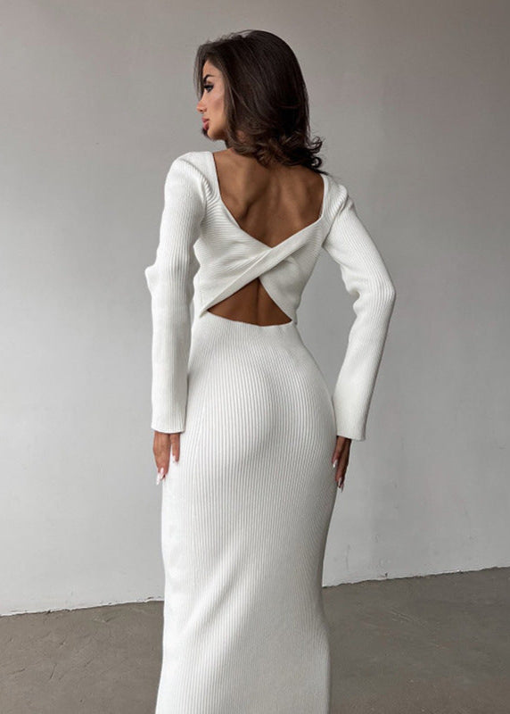 Luxe Knit Cutout Midi Dress