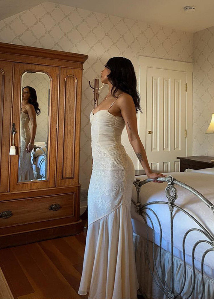 Seraphina - Lace Mermaid Evening Gown