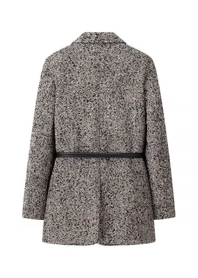 Tweed Belted Blazer Coat