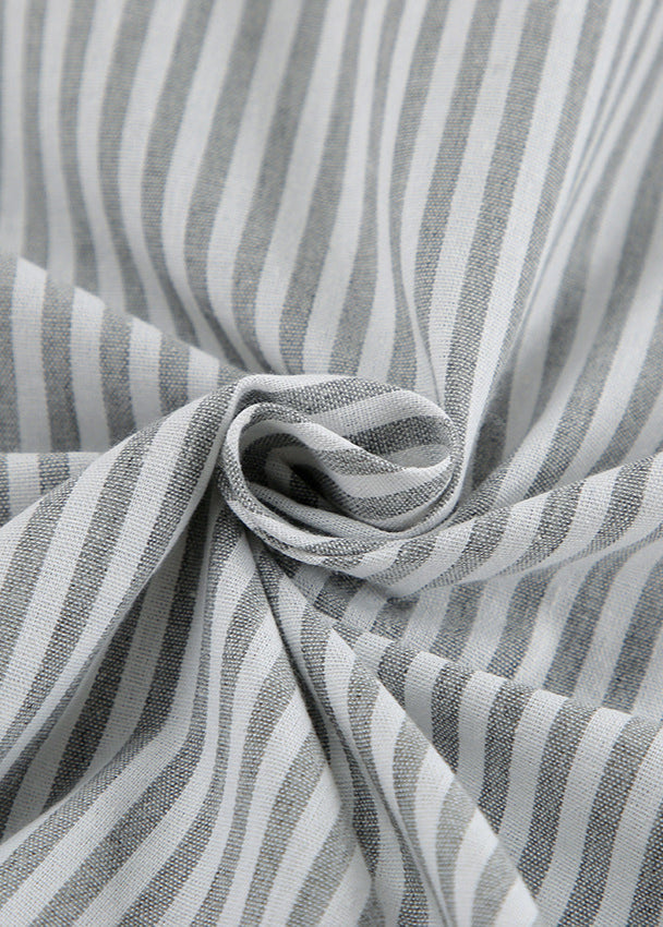 Emilia - Striped Cotton Pajama Set