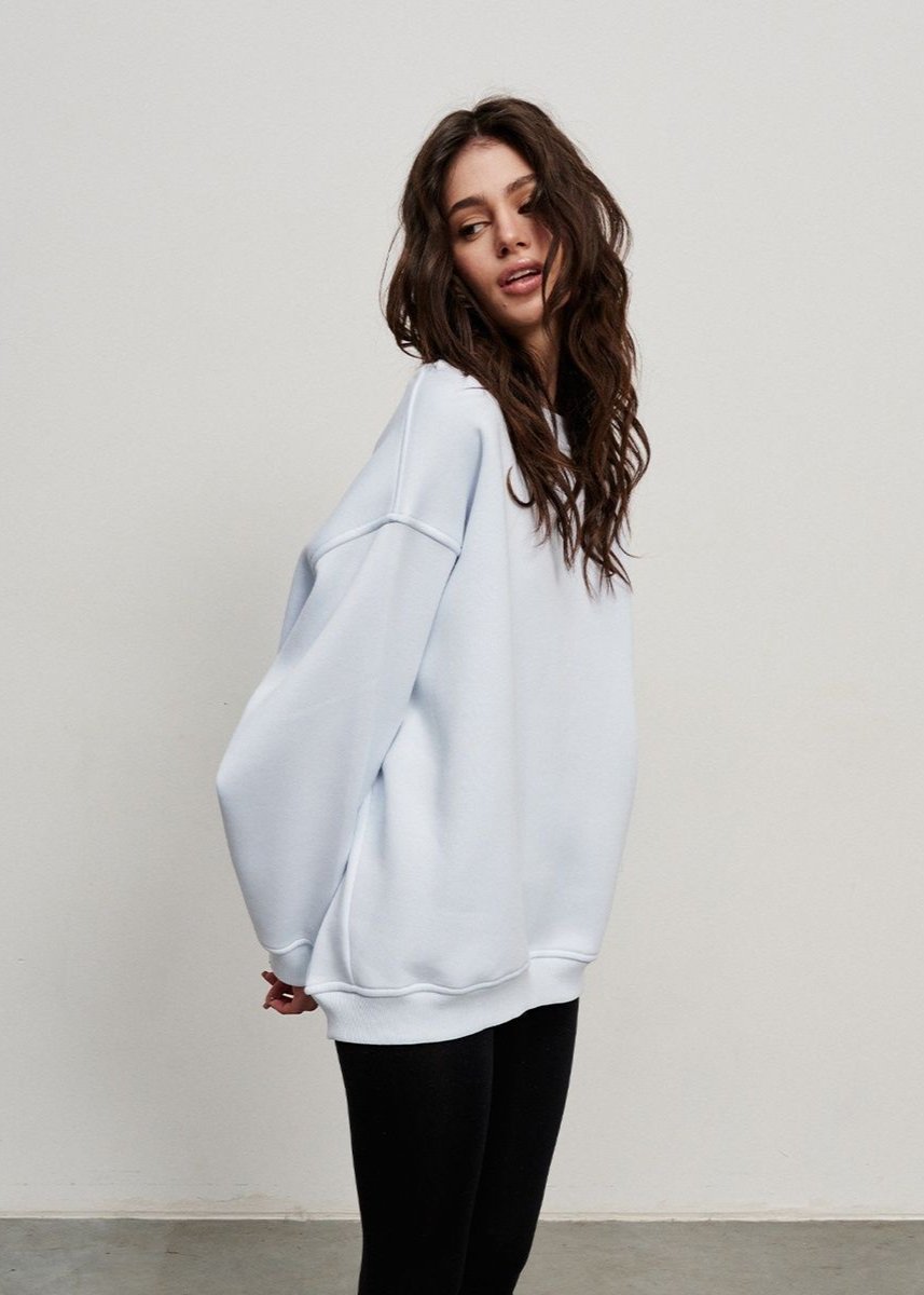 Oversized Groene Sweatshirt - Ontspannen Straatstijl