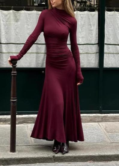 Serena Asymmetric Maxi Dress