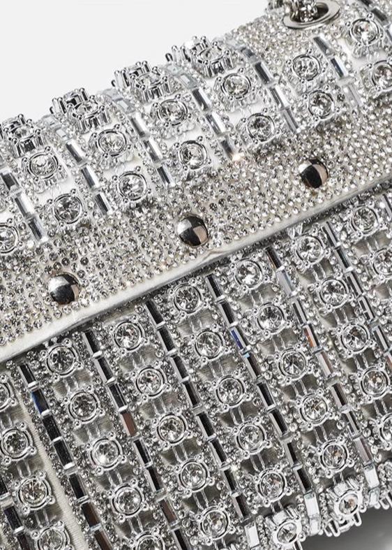 Celeste - Rhinestone Crystal Evening Clutch