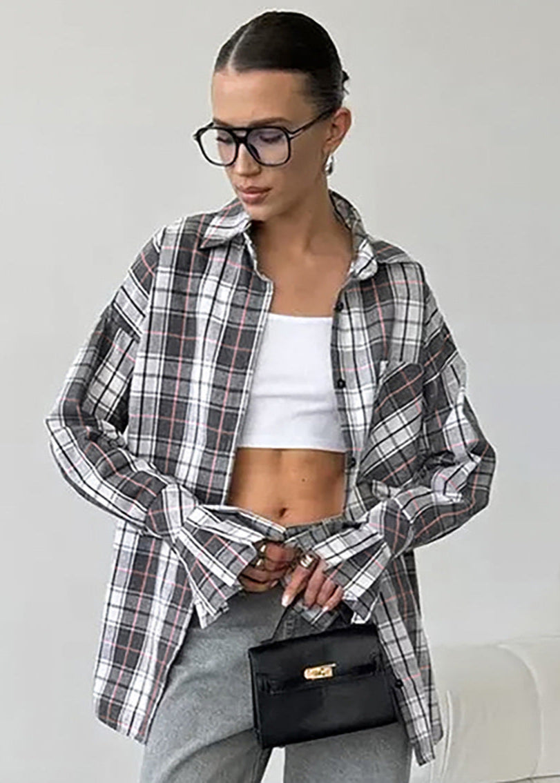 Urban Edge - Plaid Oversized Shirt