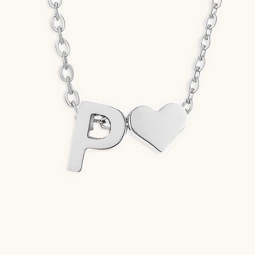 Heartfelt Initial - Gold Letter Necklace