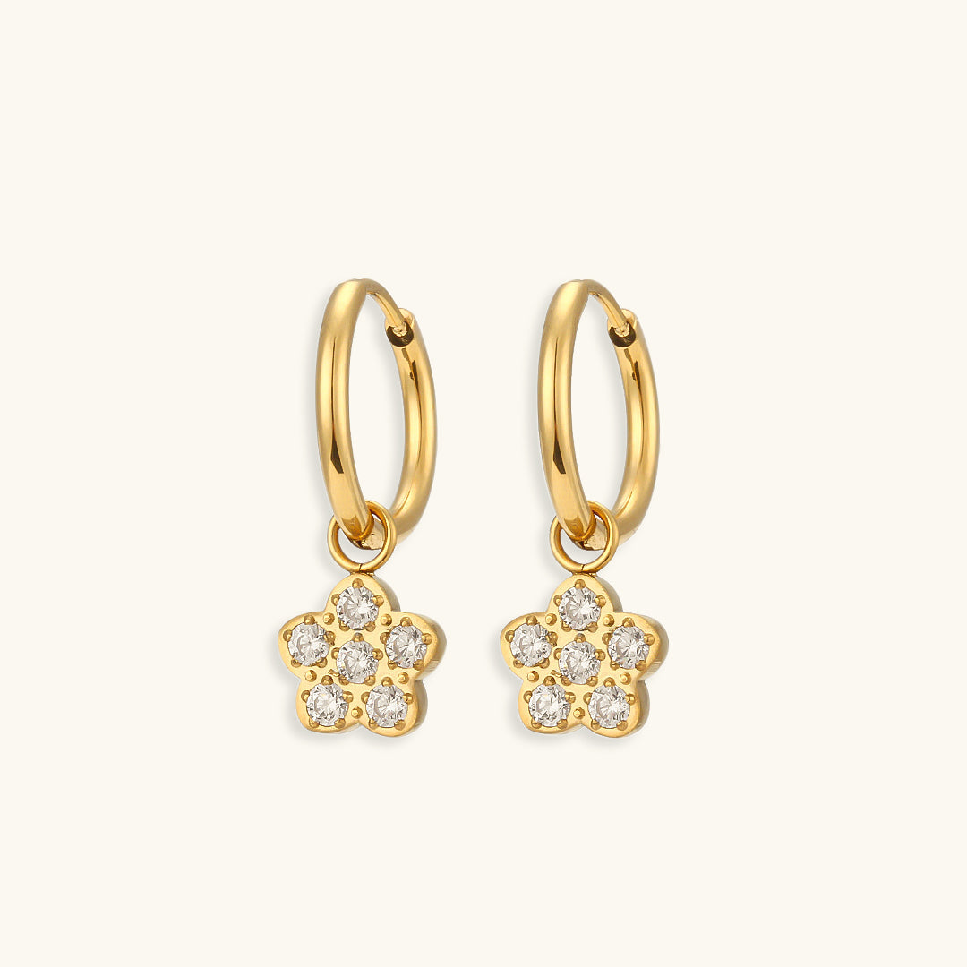 Starburst Gold Earrings