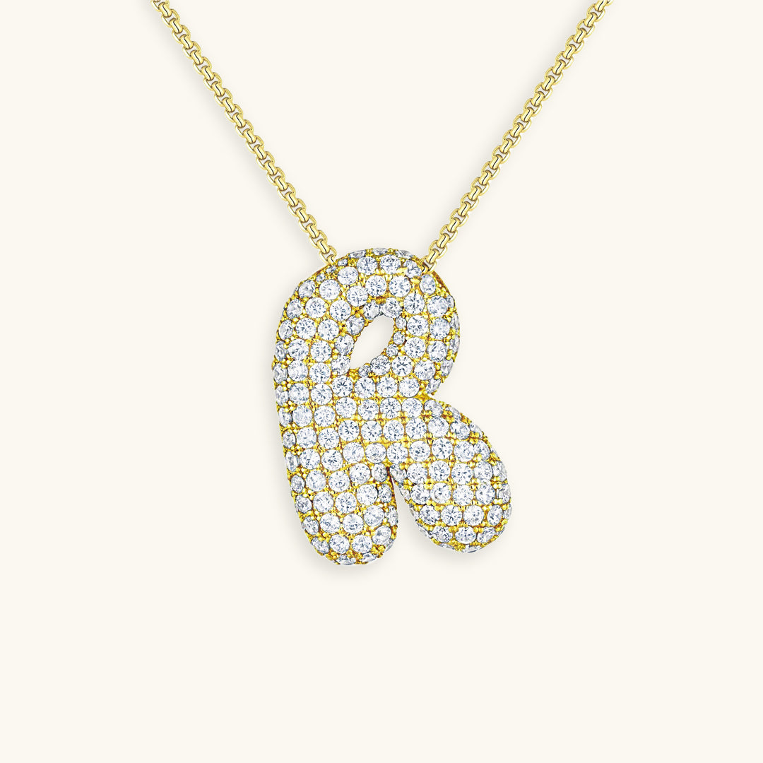 Radiant Initial Pendant Necklace