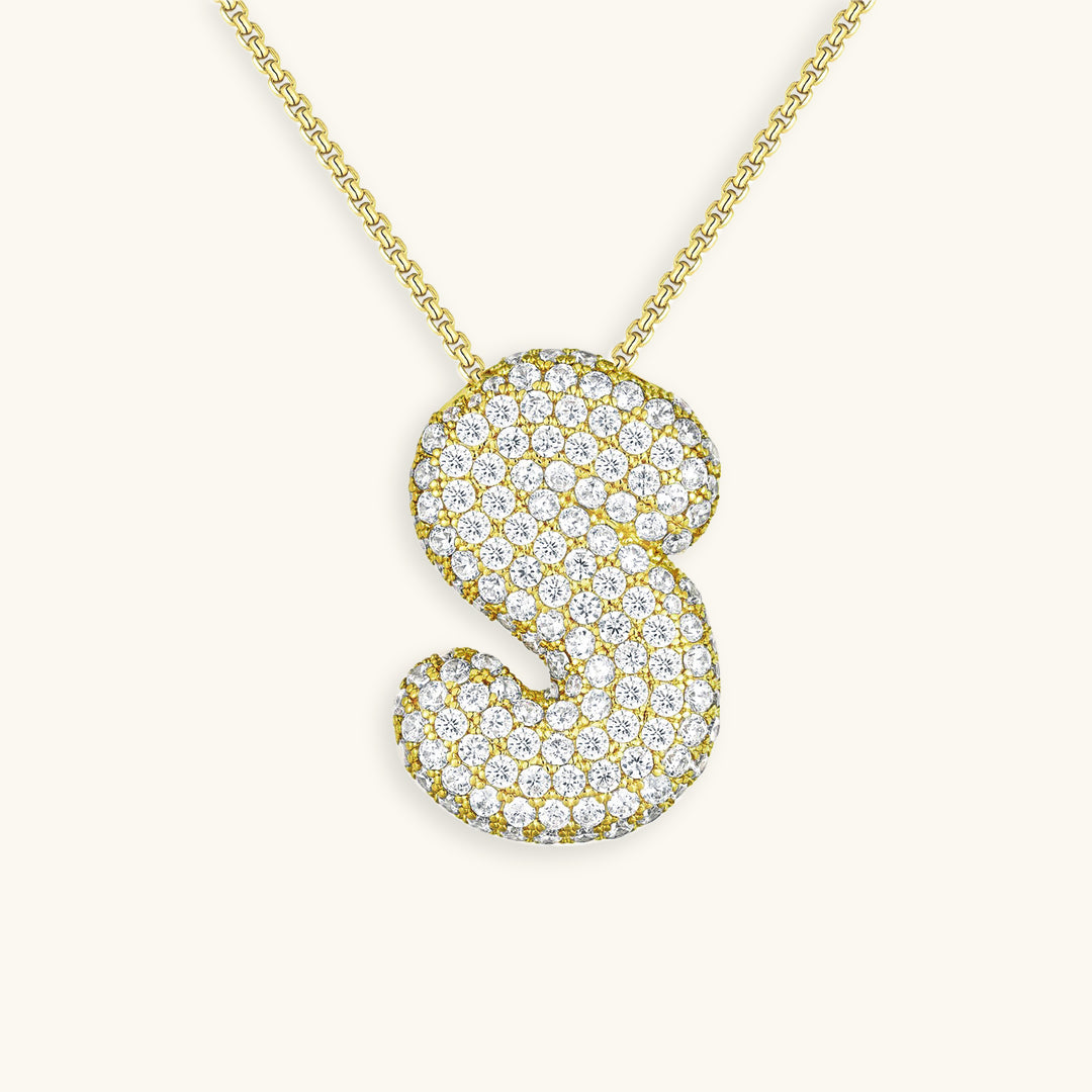 Radiant Initial Pendant Necklace