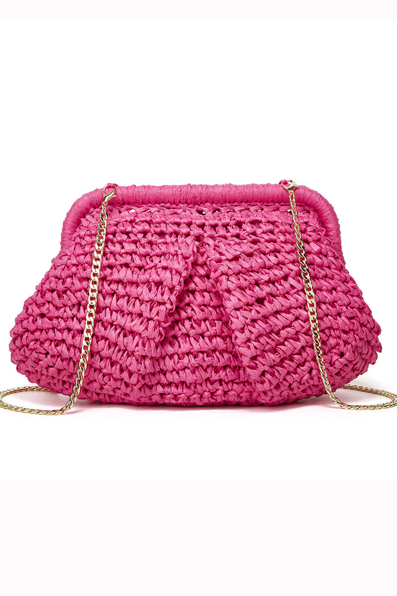 Elegance-Woven Clutch - VibeSoothe