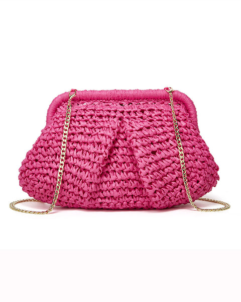 Elegance-Woven Clutch - VibeSoothe