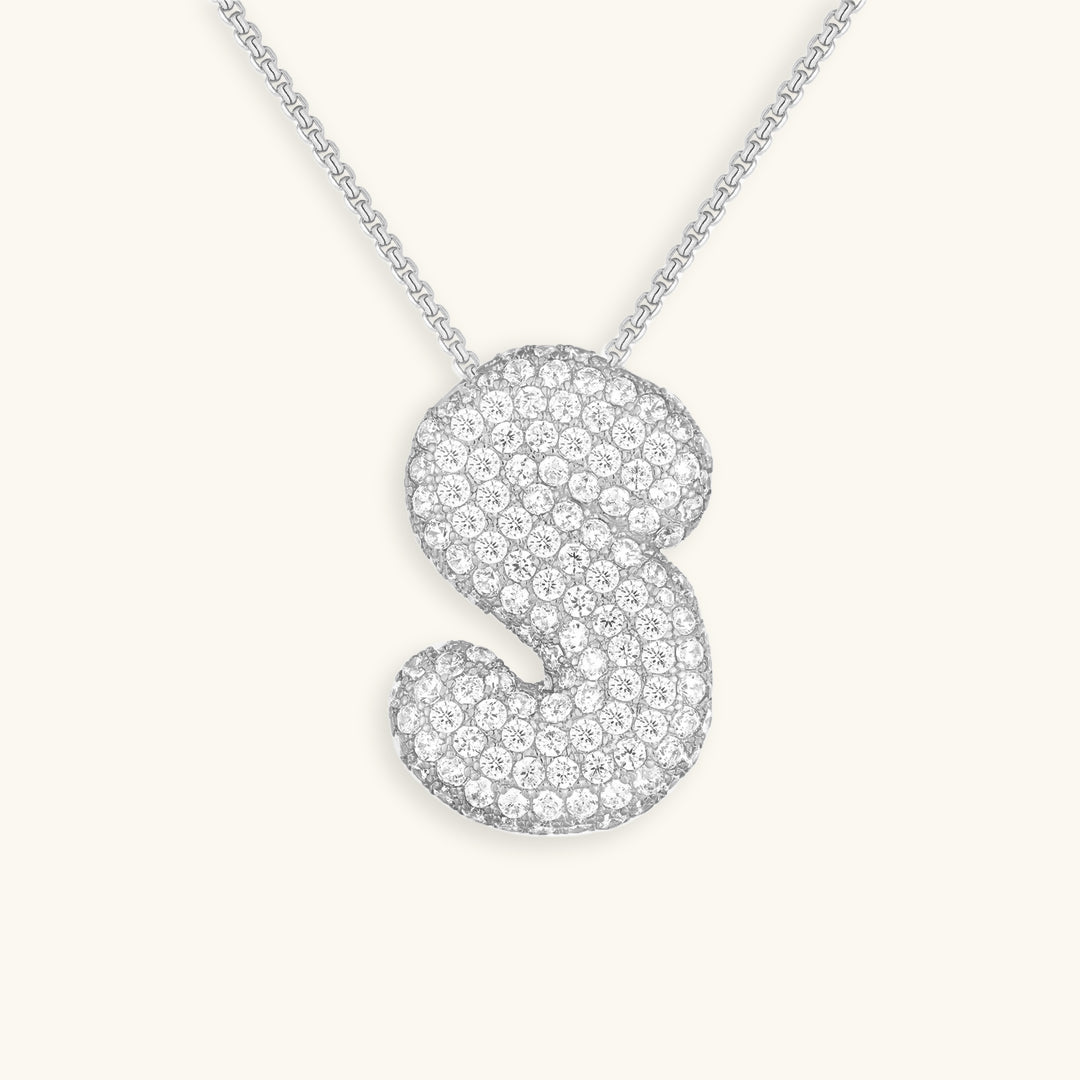 Radiant Initial Pendant Necklace