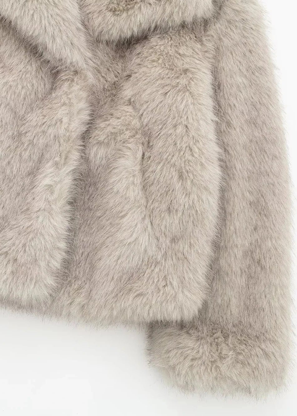 Luxurious Faux Fur Winter Coat