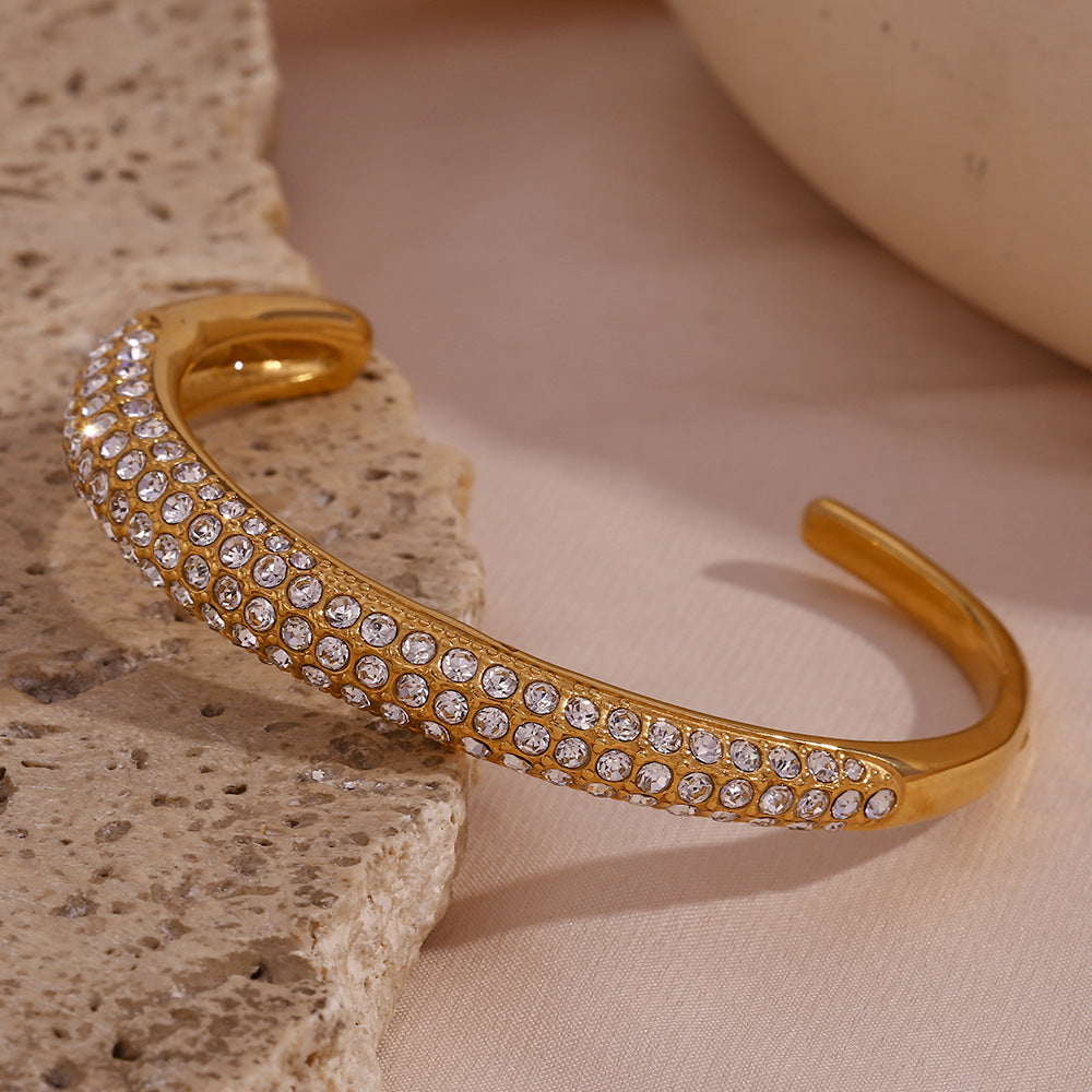 Selene Pave Gold Bracelet