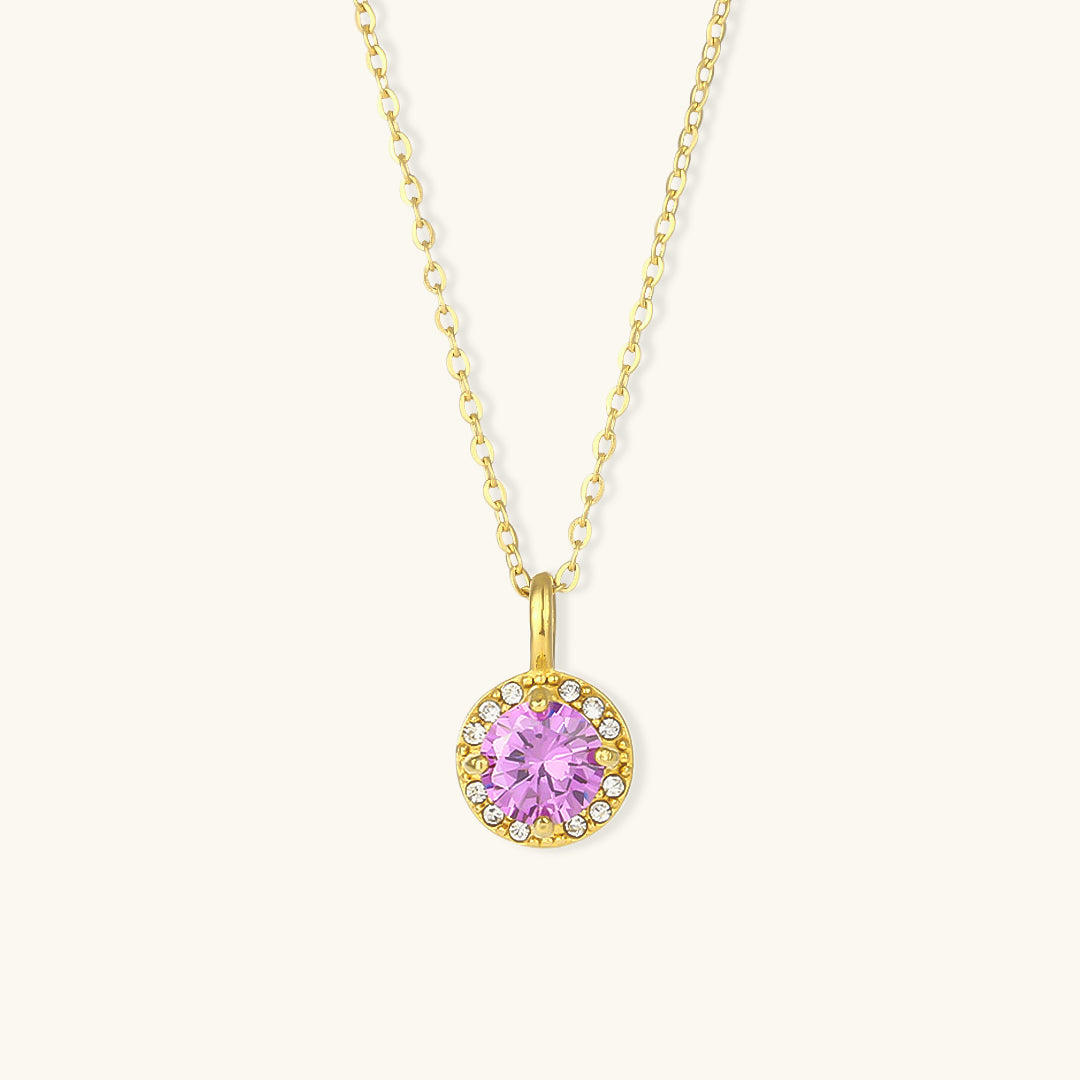 Serena Glow - Collier en imitation de diamant