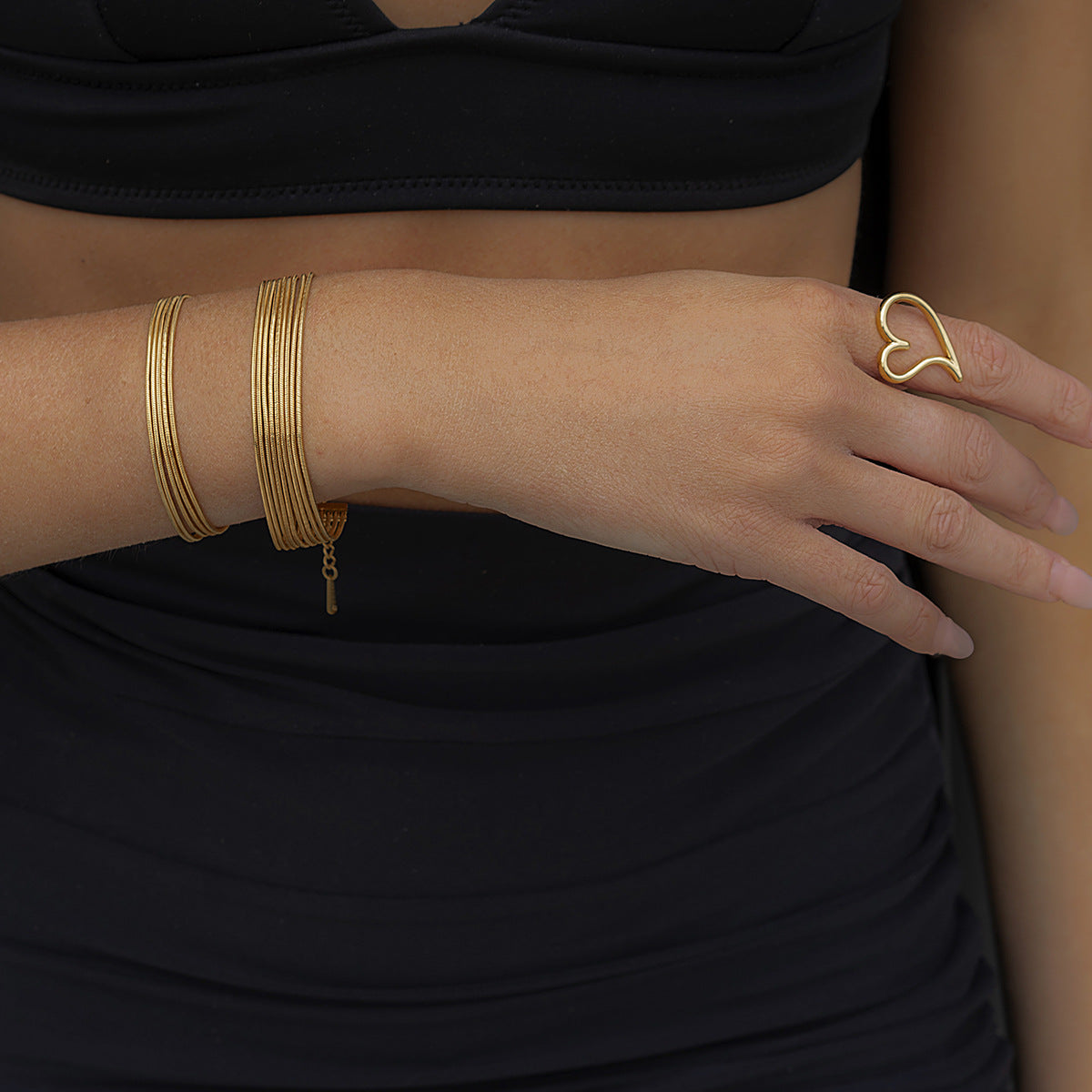 Serena Strand - Layered Gold Bracelet