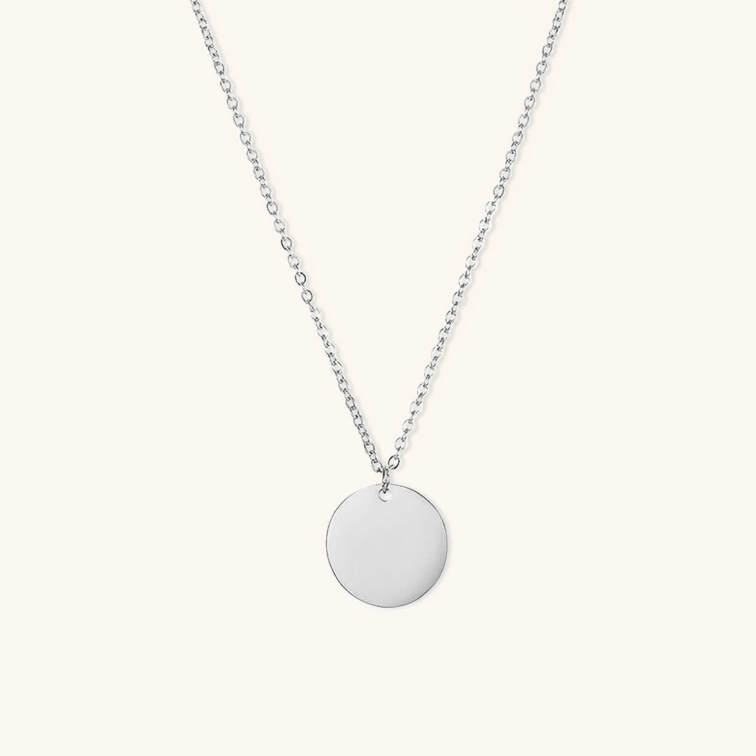 Collier avec pendentif en or Serene Disc