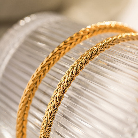 Sienna Woven Gold Bracelet