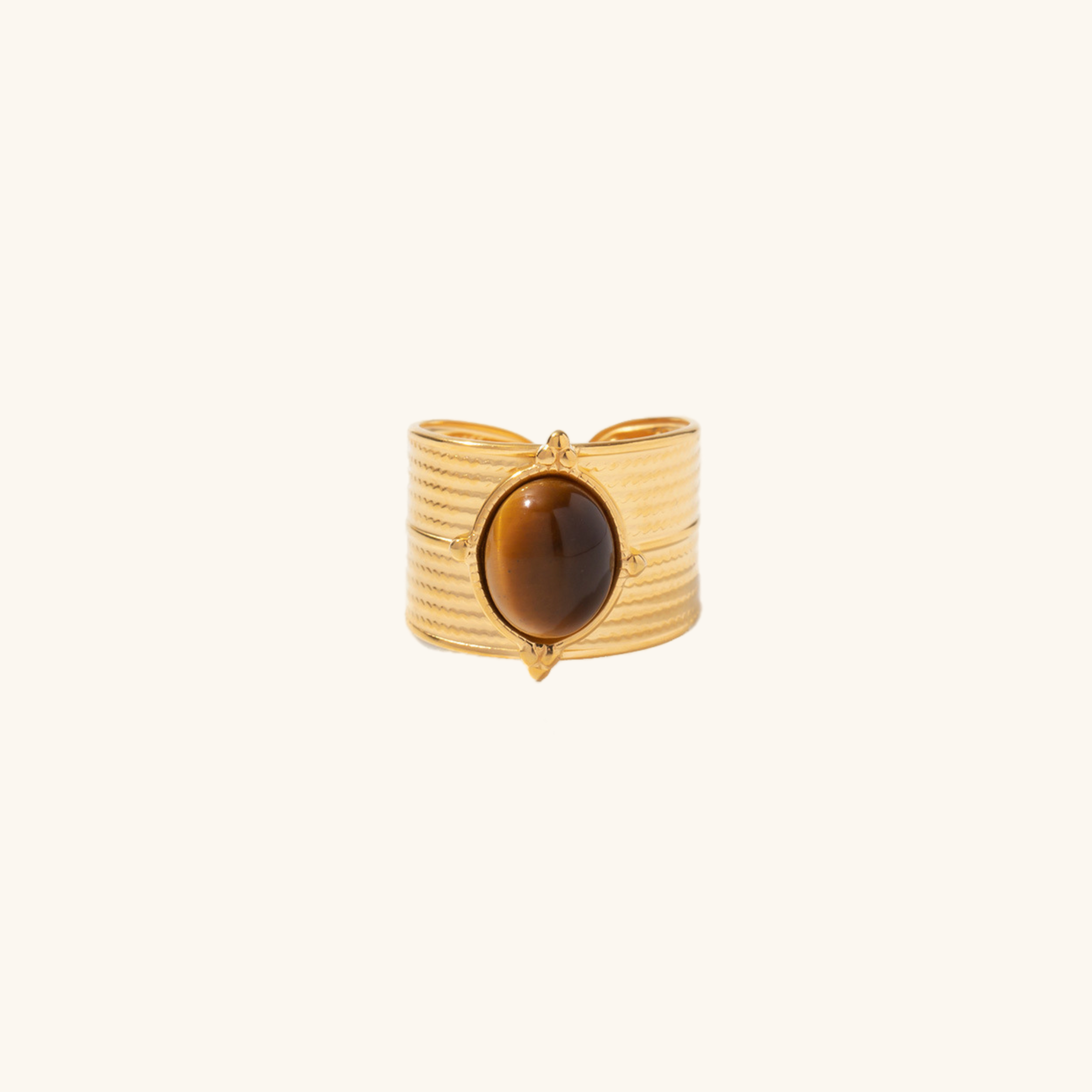 Solara Gemstone Gold Ring