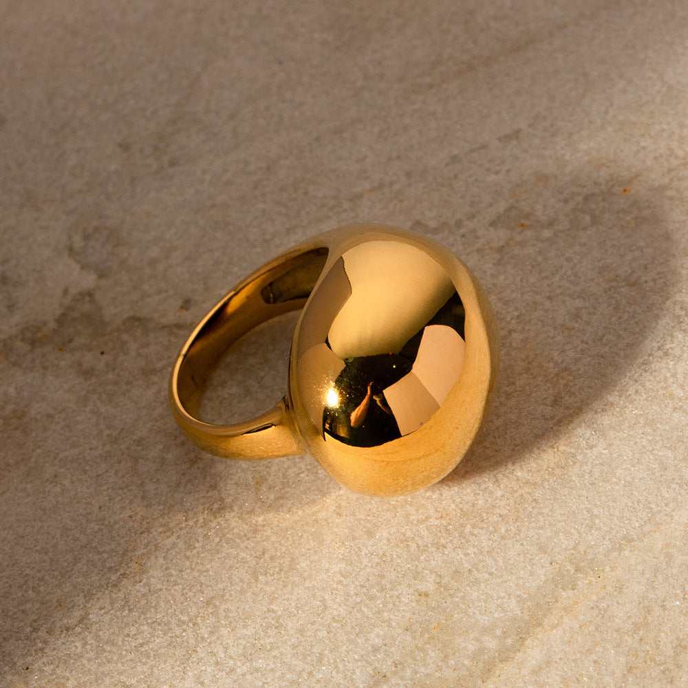 Soleil Gold Dome Ring