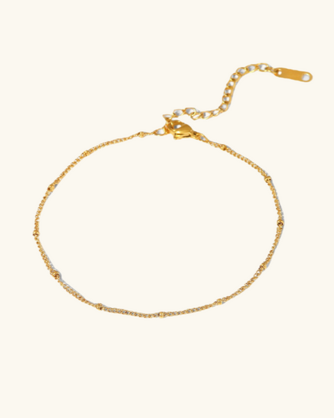 Solstice Gold Anklet