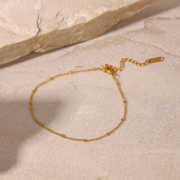 Solstice Gold Anklet