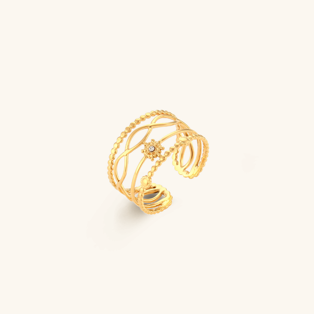 Radiance Gold Ring Set