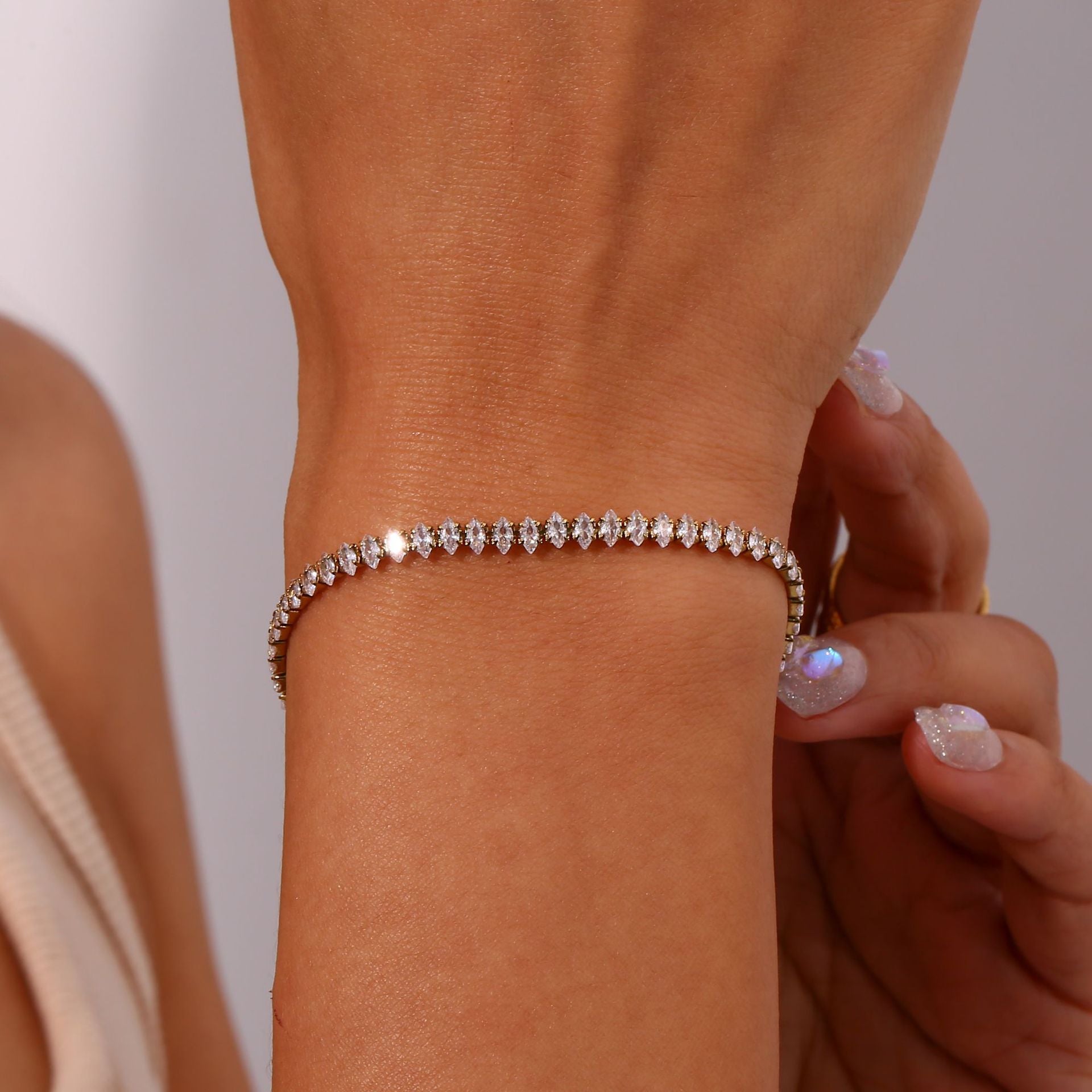 Stellaire diamanten tennisarmband