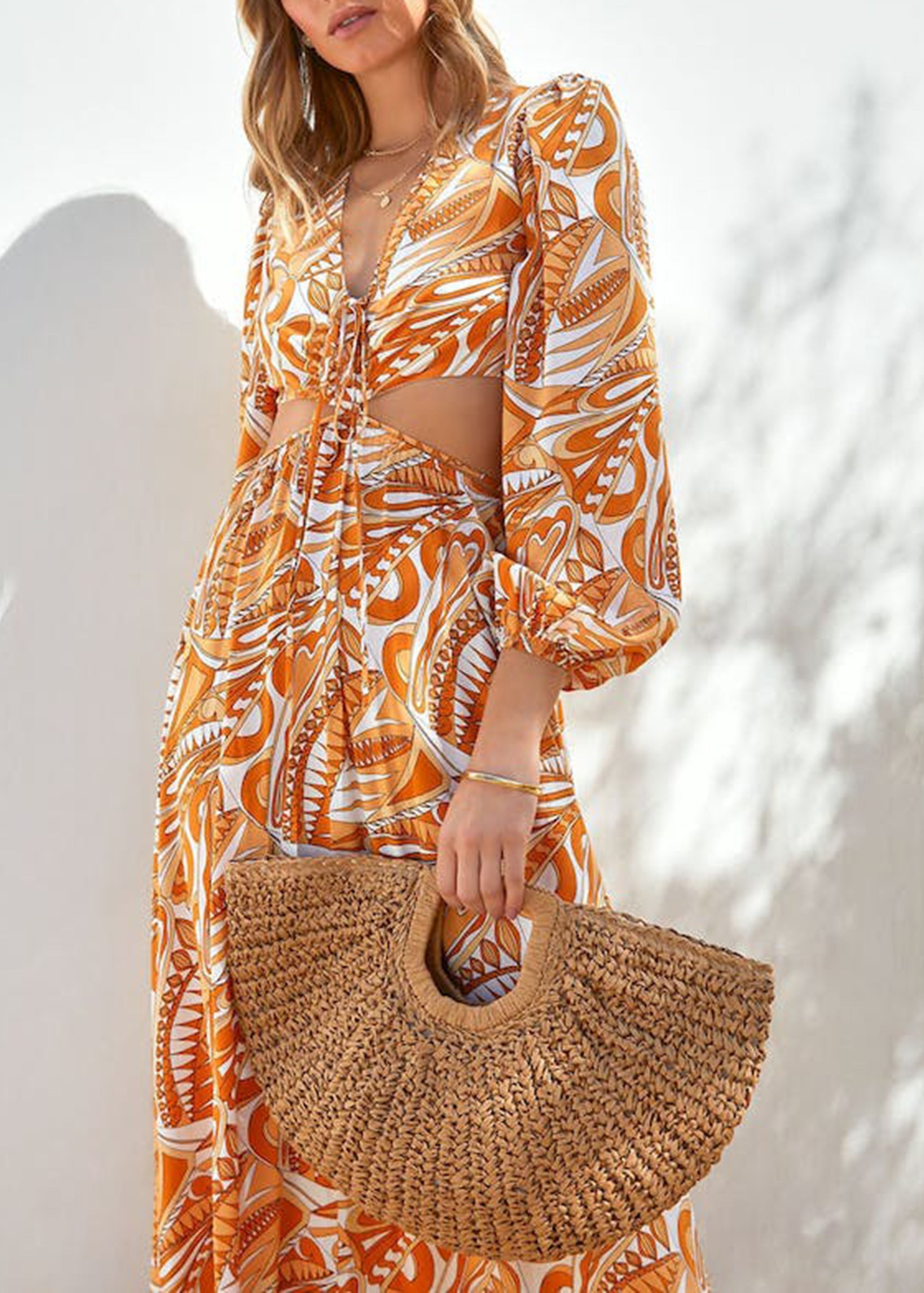 Luna-Natural-Straw Bag - VibeSoothe