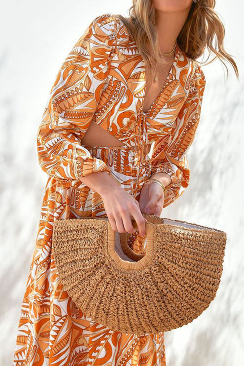 Luna-Natural-Straw Bag - VibeSoothe