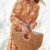 Luna-Natural-Straw Bag - VibeSoothe