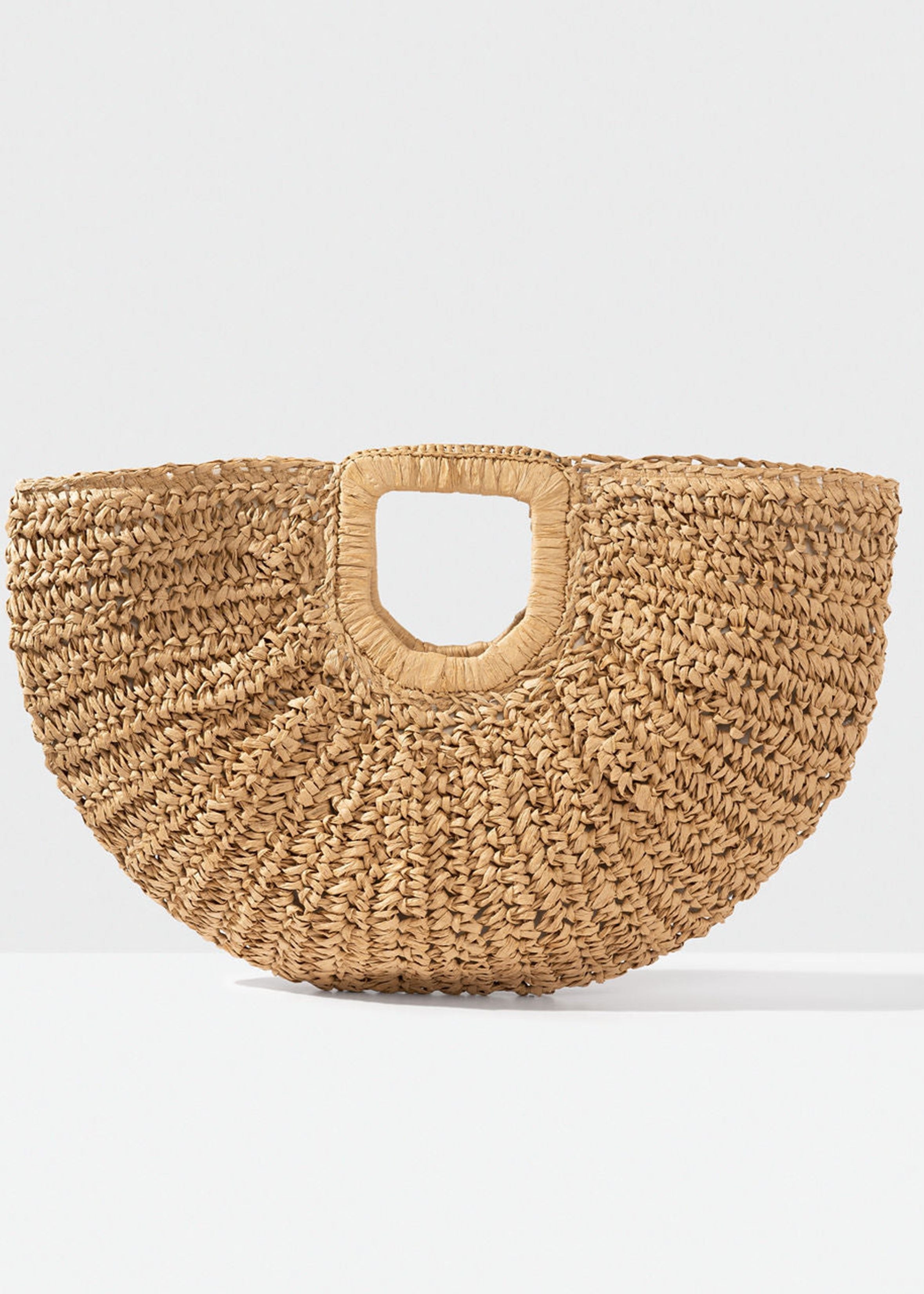 Luna-Natural-Straw Bag - VibeSoothe