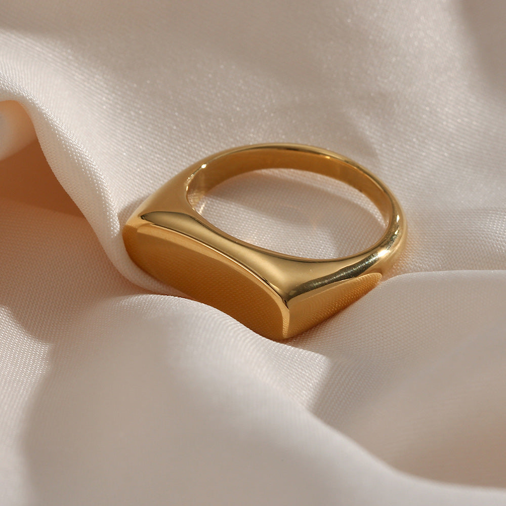 Verona Gold Statement Ring