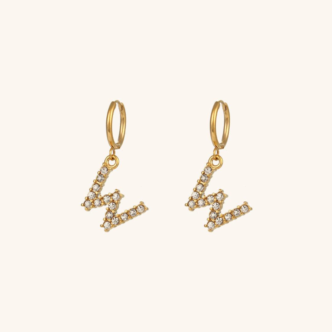 Aimee Initial Earrings