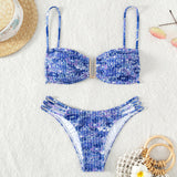 Jasmine Floral Bikini Set - VibeSoothe