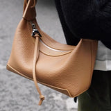 Elegant-Leather Shoulder Bag - VibeSoothe