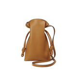 Amber-Leather Pouch-Bag - VibeSoothe