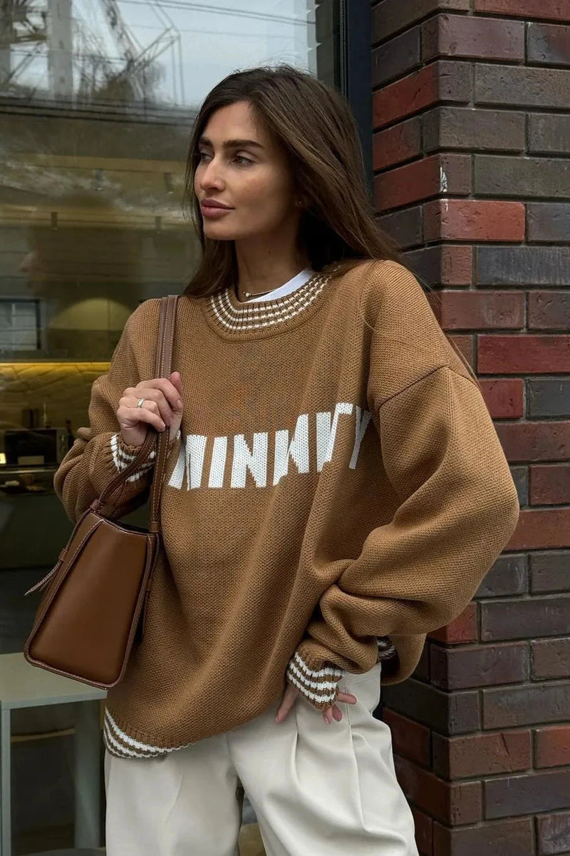 Urban Casual Oversized Knit Sweater